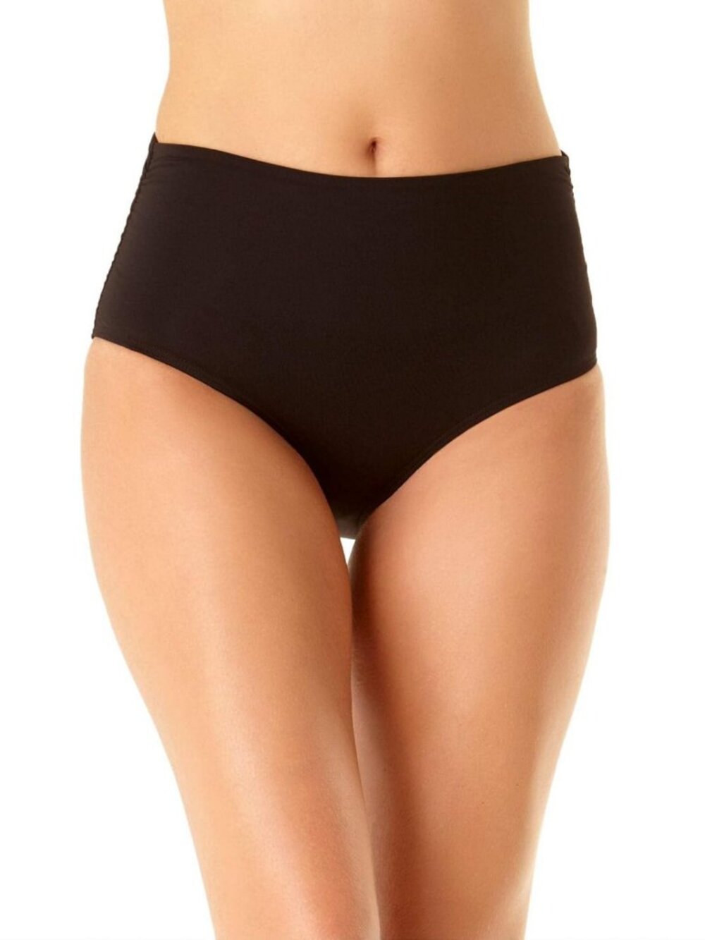 Convertible High Waisted Foldover Swim Bottoms - Stylish & Versatile Swimwear